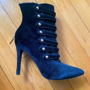 Guess Velvet Ankle Boots